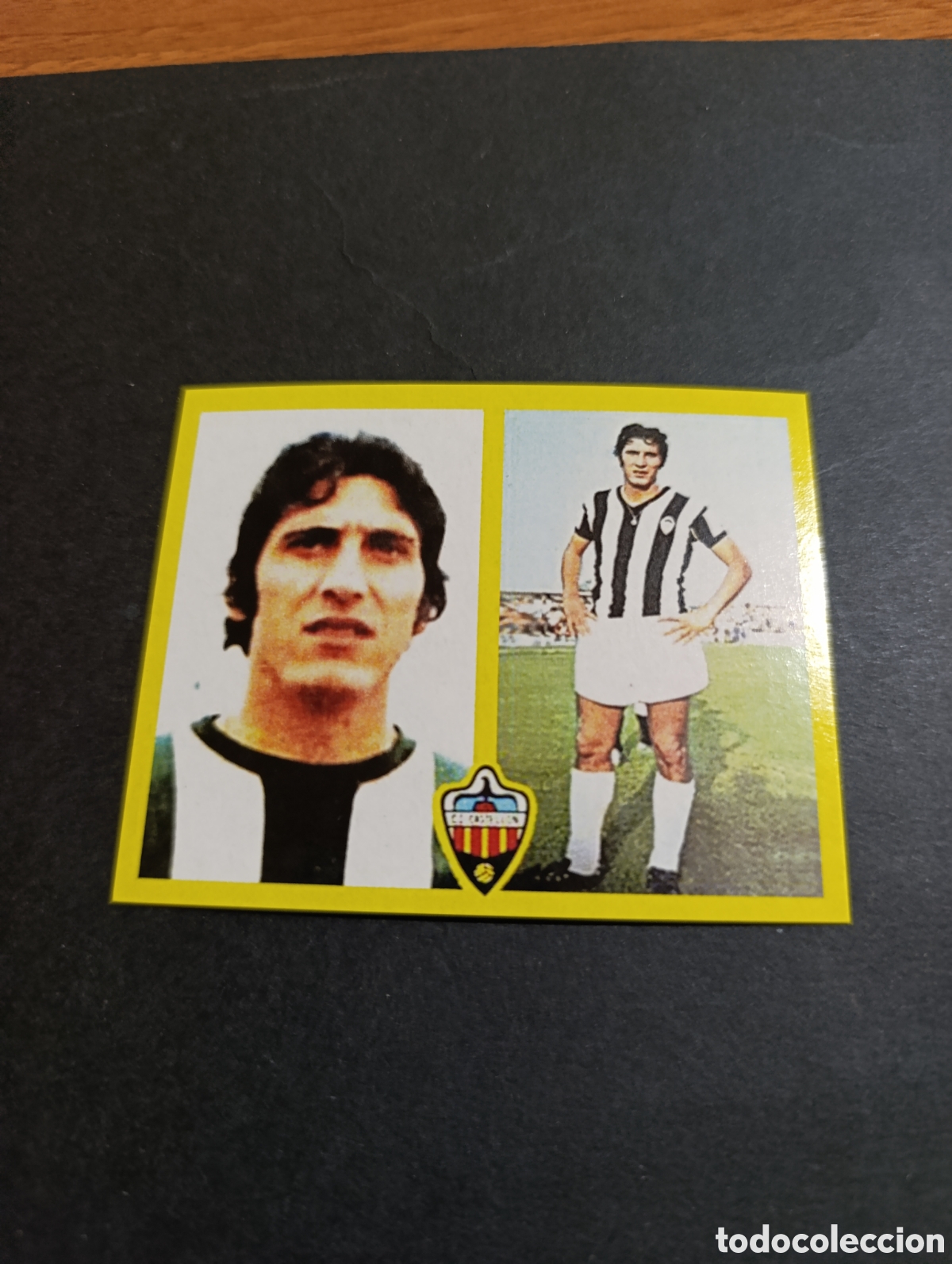 Cromos de f&uacute;tbol: Cromo Ortu&ntilde;o CD Castell&oacute;n Liga Este 72 73, ampliaci&oacute;n de la colecci&oacute;n