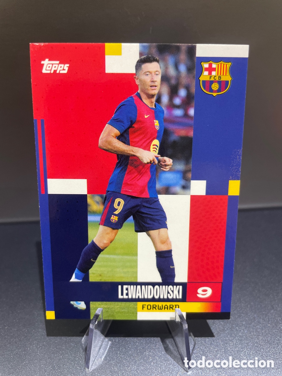 Fu&szlig;ball-Sticker: Lewandowski 20 Topps Team Set FC Barcelona 2024-25