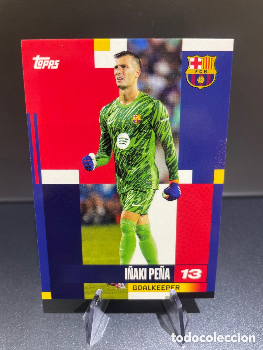 Fu&szlig;ball-Sticker: I&ntilde;aki Pe&ntilde;a 2 Topps Team Set FC Barcelona 2024-25