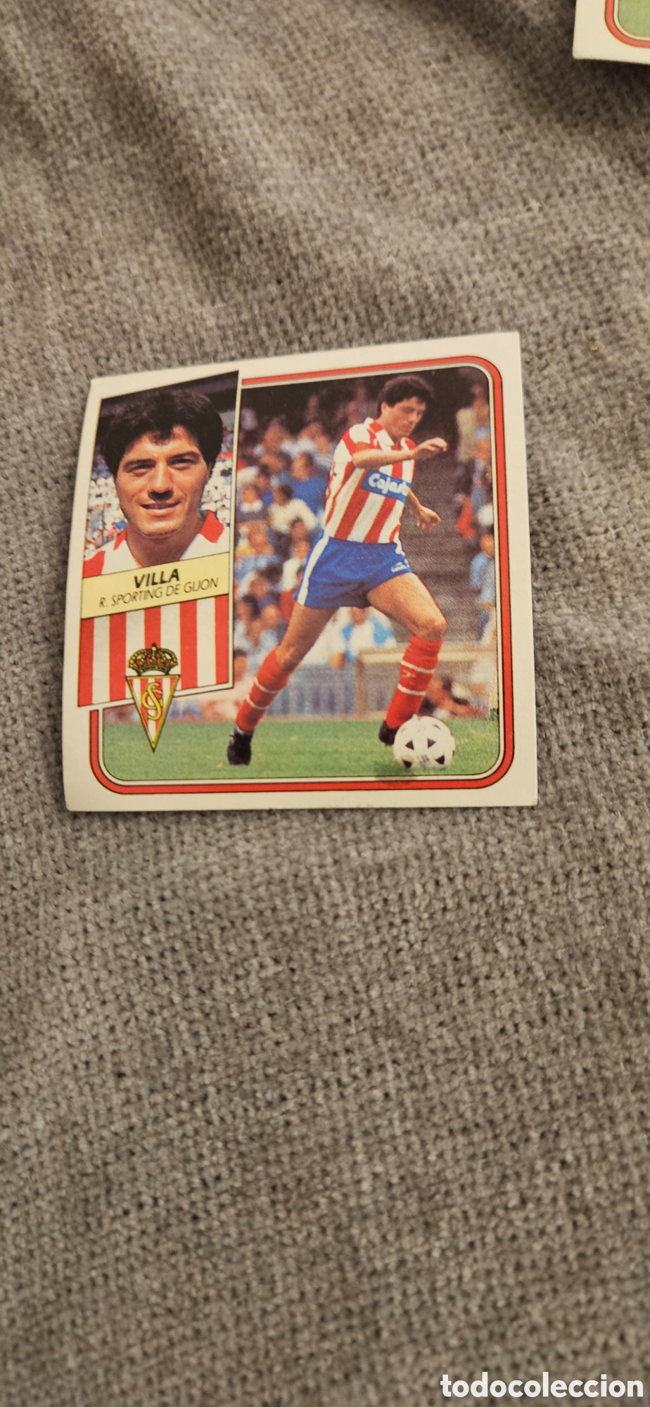 Cromos de f&uacute;tbol: Villa Sierra sporting de gijon este 1989 1990 89 90 sin pegar