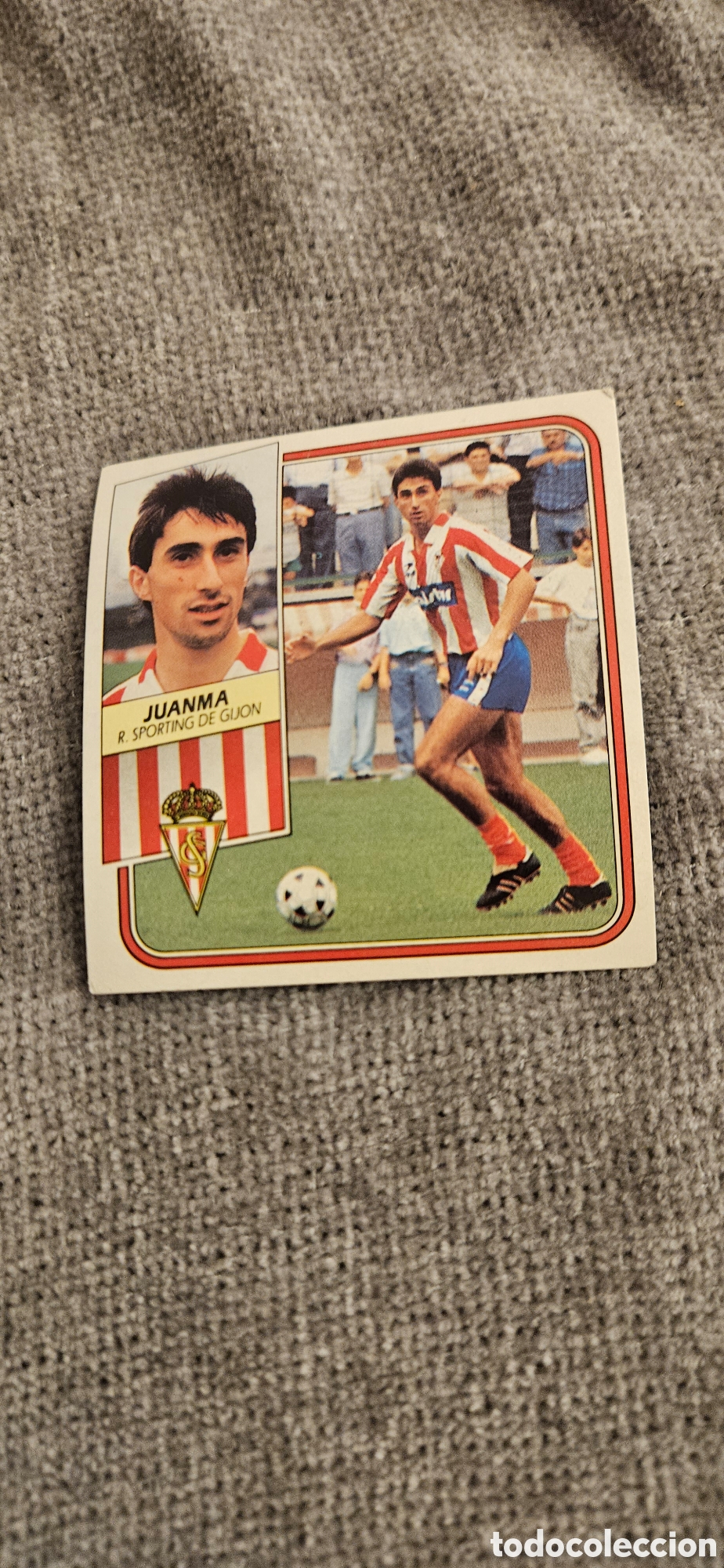 Cromos de f&uacute;tbol: Juanma Sierra sporting de gijon este 1989 1990 89 90 sin pegar