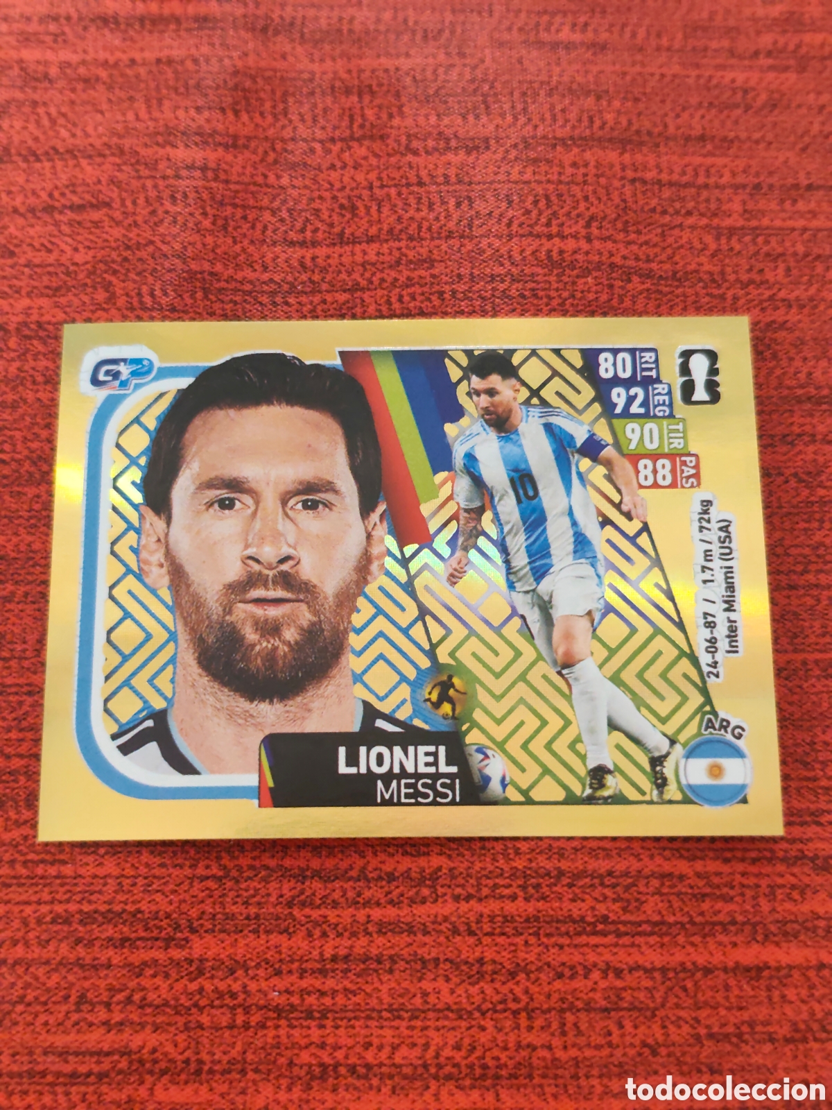 Fu&szlig;ball-Sticker: 480 MESSI ARGENTINA ESPECIAL STICKER MUNDIAL 2026 EDITORIAL GP