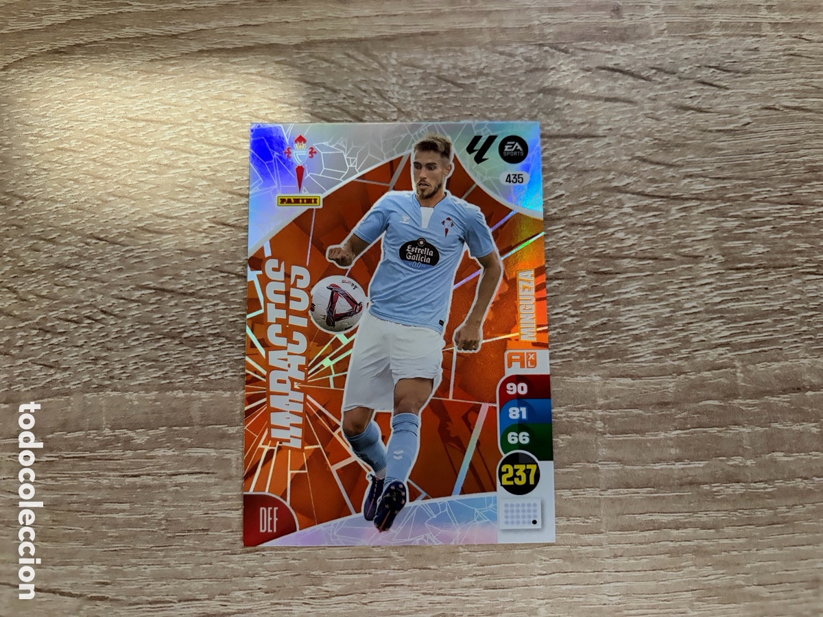 Cromos de f&uacute;tbol: 435 MINGUEZA IMPACTOS ADRENALYN XL 2024 2025 24 25 RC CELTA