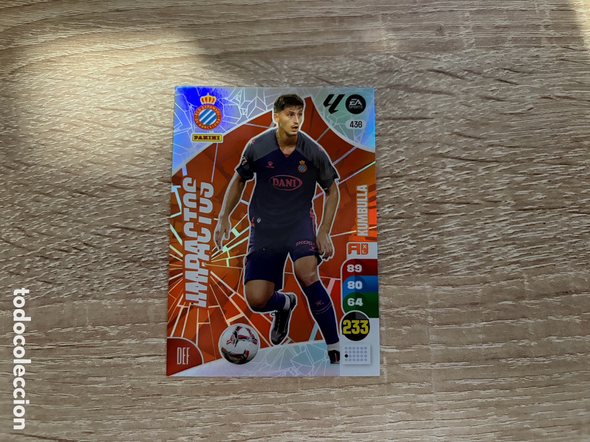Cromos de f&uacute;tbol: 436 KUMBULLA IMPACTOS ADRENALYN XL 2024 2025 24 25 RCD ESPANYOL