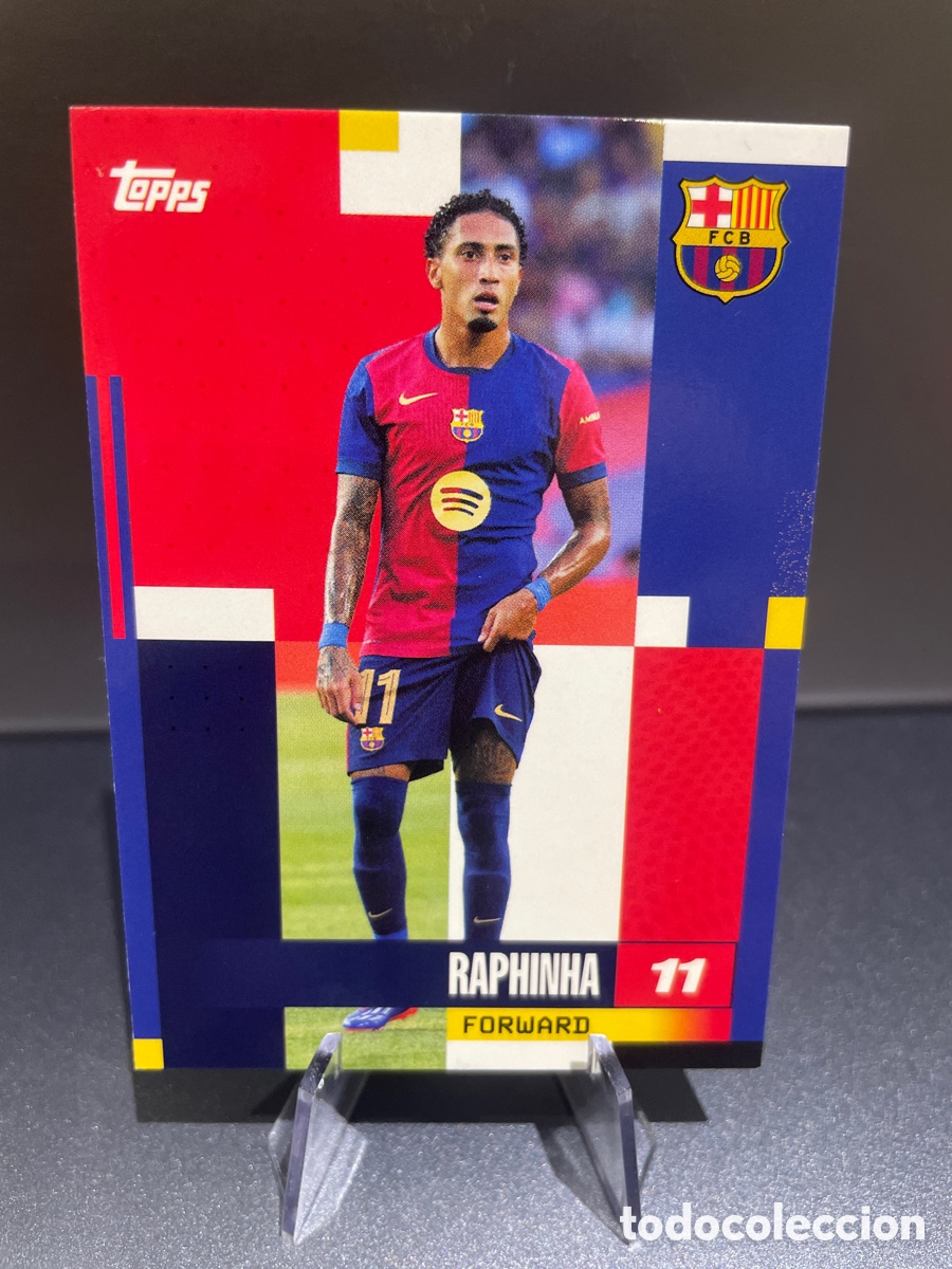 Fu&szlig;ball-Sticker: Raphinha 22 Topps Team Set FC Barcelona 2024-25