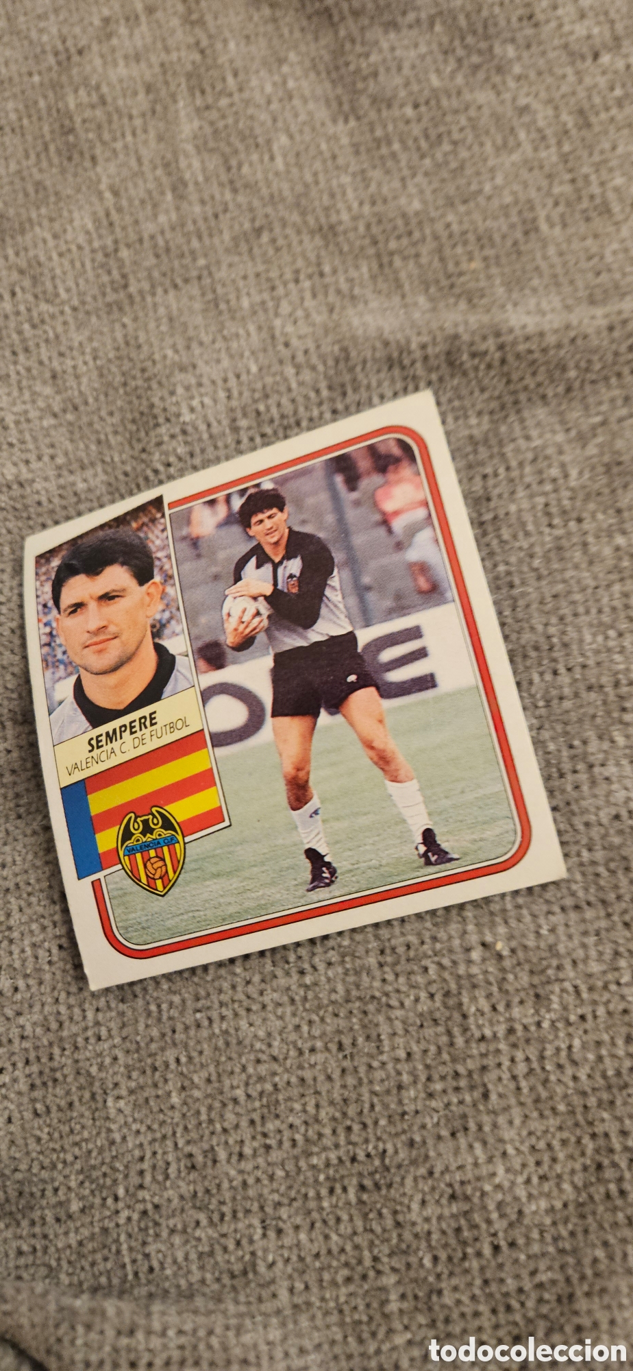 Cromos de f&uacute;tbol: Sempere Valencia este 1989 1990 89 90 sin pegar