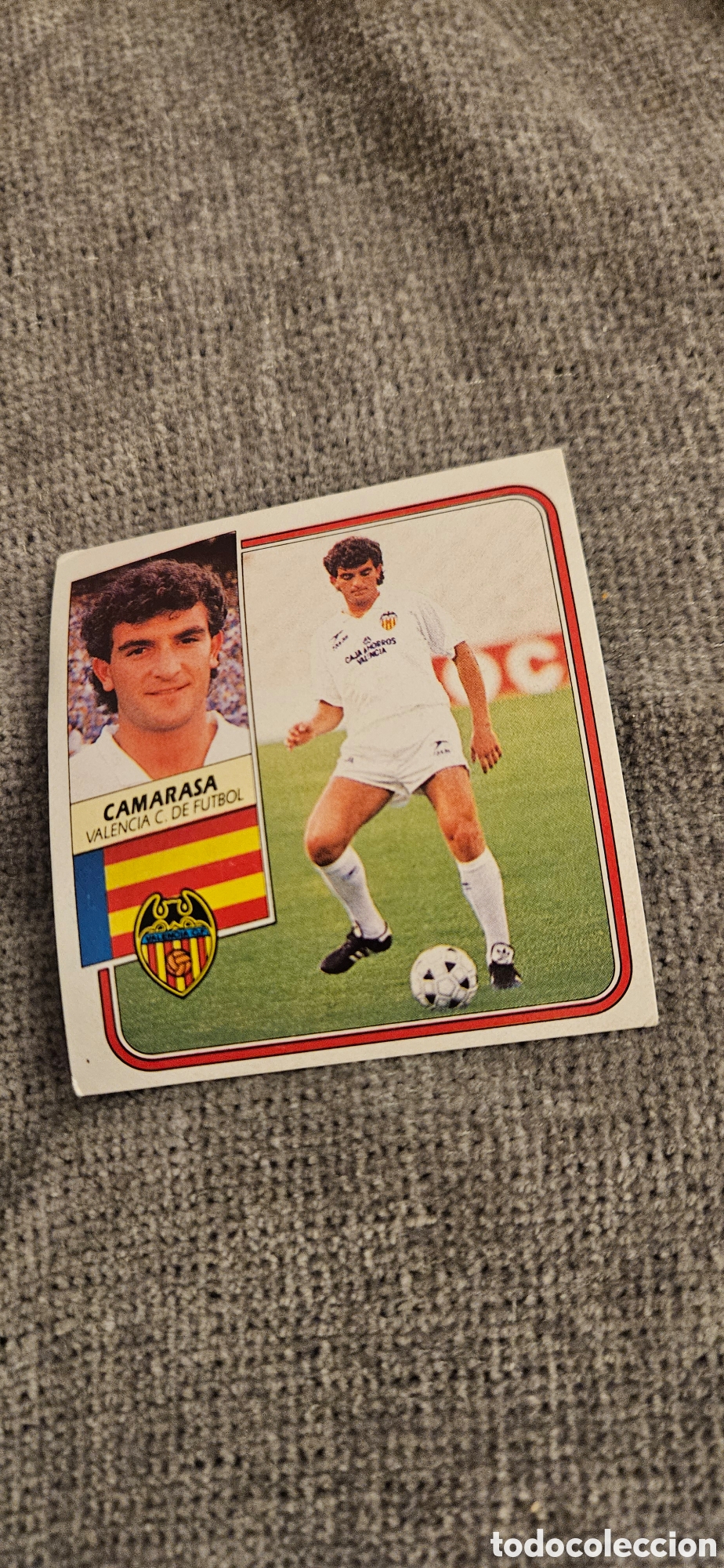 Cromos de f&uacute;tbol: C&aacute;marasa Valencia este 1989 1990 89 90 sin pegar