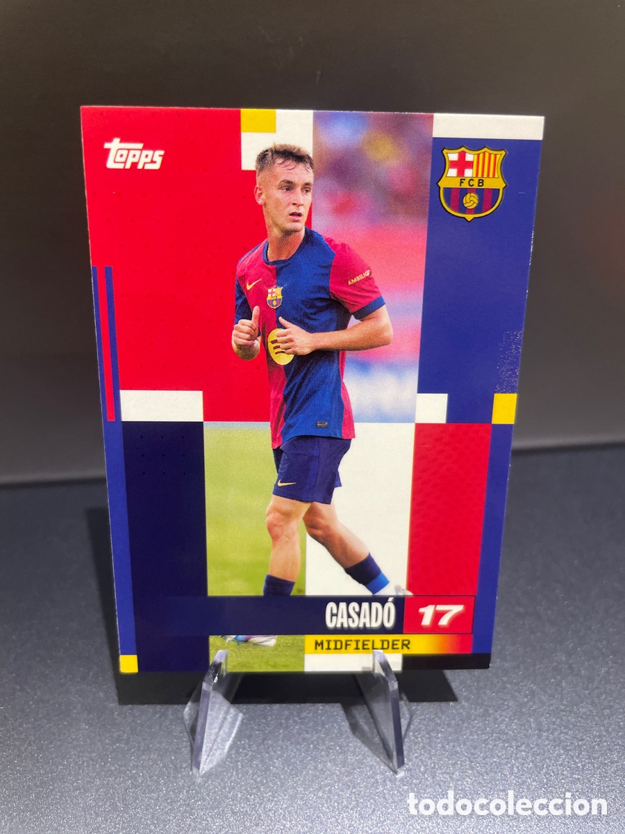 Fu&szlig;ball-Sticker: Casado 15 Topps Team Set FC Barcelona 2024-25