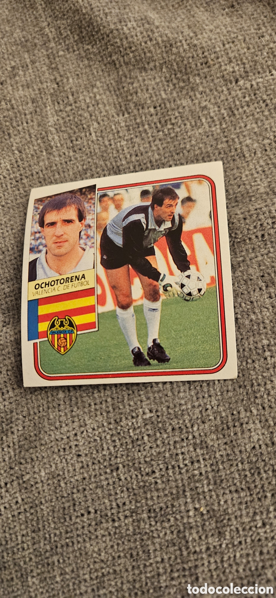 Cromos de f&uacute;tbol: Ochotorena Valencia este 1989 1990 89 90 sin pegar