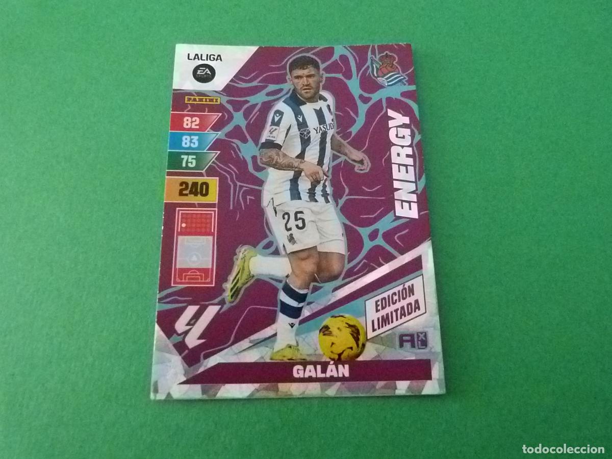 Cromos de f&uacute;tbol: TRADING CARD FUTBOL GAL&Aacute;N REAL SOCIEDAD EDICION LIMITADA LIGA ADRENALYN XL 2023-2024/23-24