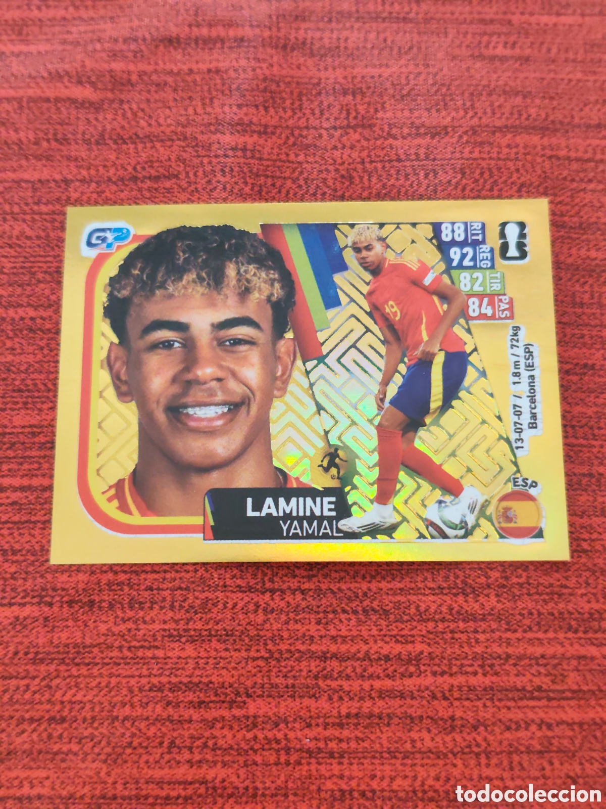 Fu&szlig;ball-Sticker: 386 LAMINE YAMAL ROOKIE ESPA&Ntilde;A CAMPEONA ESPECIAL STICKER MUNDIAL 2026 EDITORIAL GP