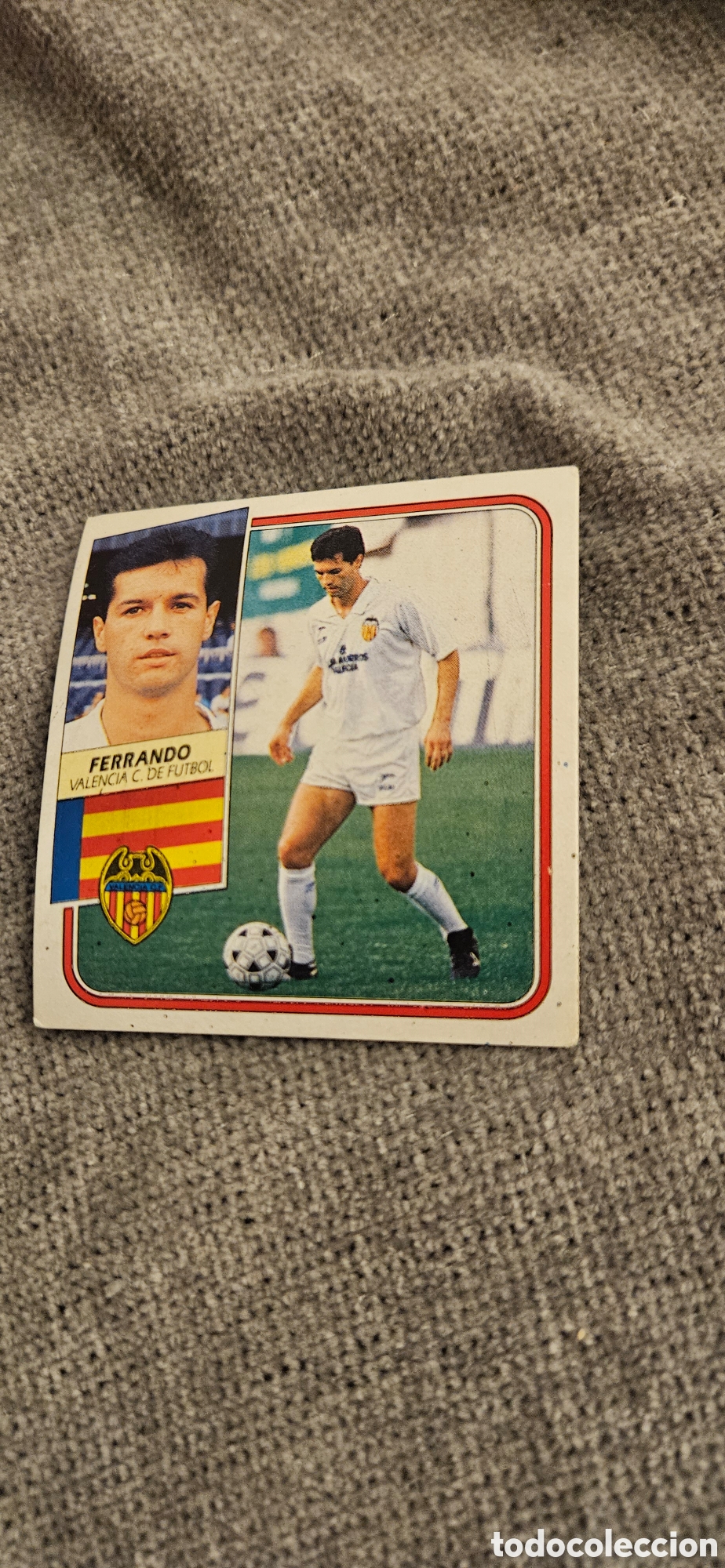 Cromos de f&uacute;tbol: Ferrando Valencia este 1989 1990 89 90 sin pegar