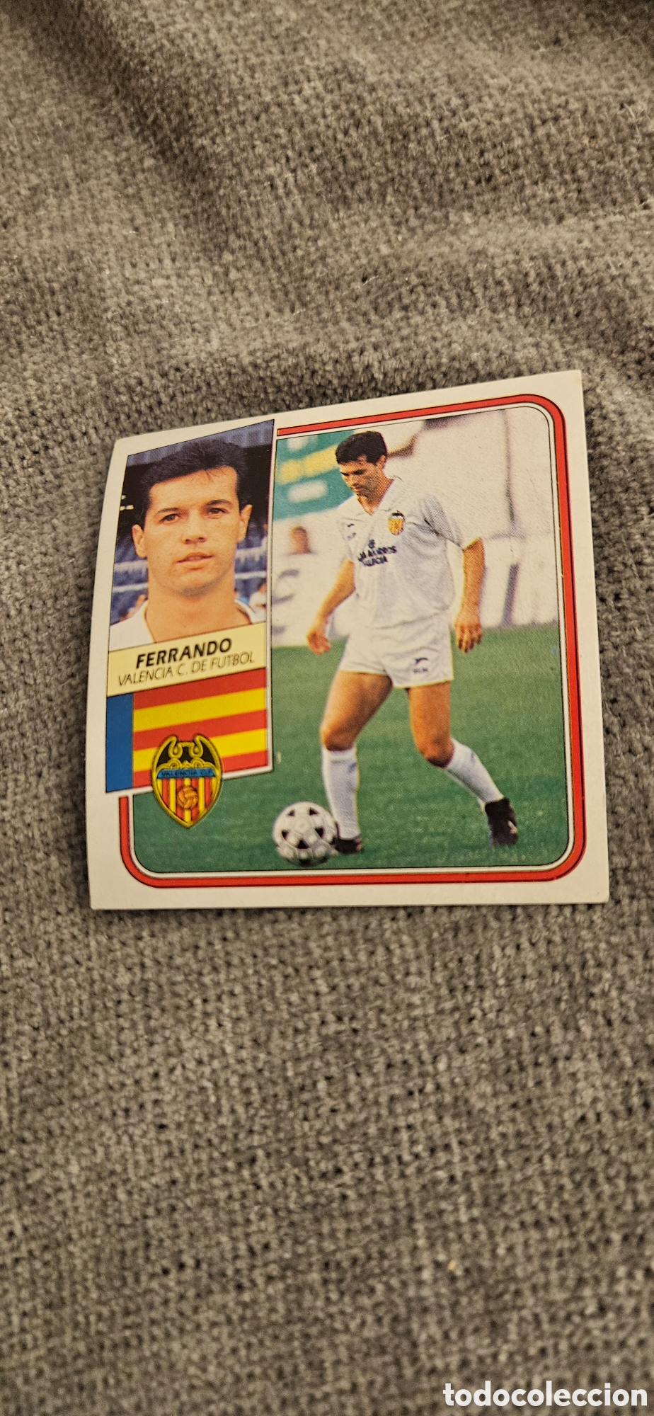 Cromos de f&uacute;tbol: Ferrando Valencia este 1989 1990 89 90 sin pegar