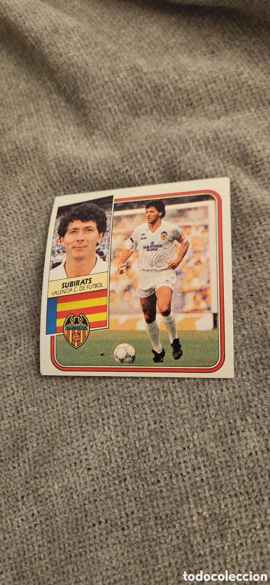 Cromos de f&uacute;tbol: Subir&aacute;ts Valencia este 1989 1990 89 90 sin pegar