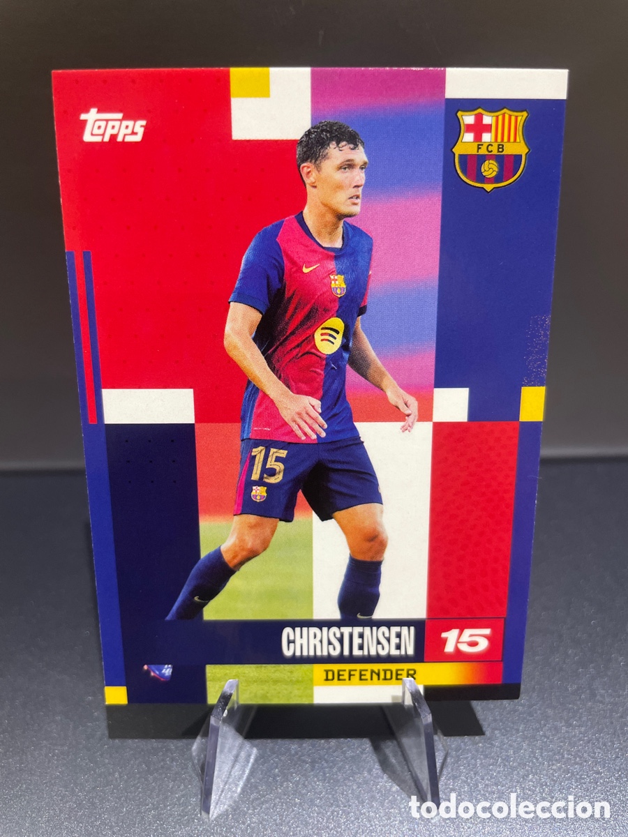 Fu&szlig;ball-Sticker: Christensen 7 Topps Team Set FC Barcelona 2024-25