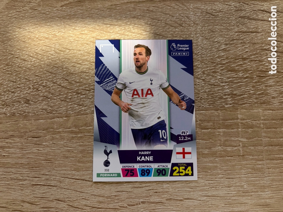 Cromos de f&uacute;tbol: 332 HARRY KANE ADRENALYN XL PREMIER LEAGUE 2023 TOTTENHAM HOTSPUR