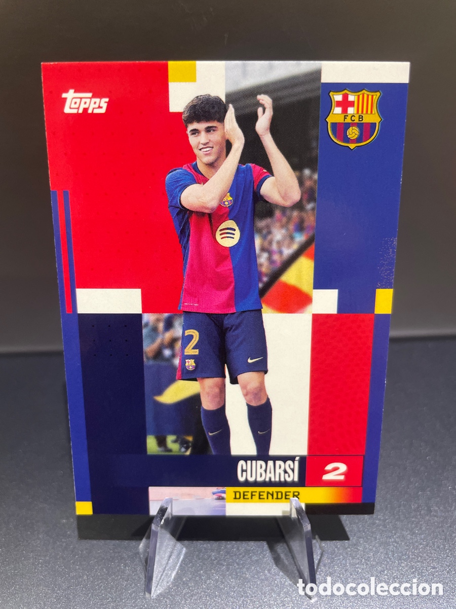 Fu&szlig;ball-Sticker: Cubarsi 6 Topps Team Set FC Barcelona 2024-25