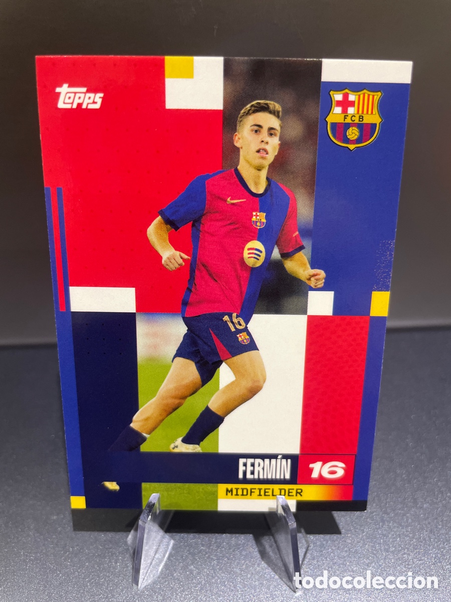 Fu&szlig;ball-Sticker: Fermin 16 Topps Team Set FC Barcelona 2024-25