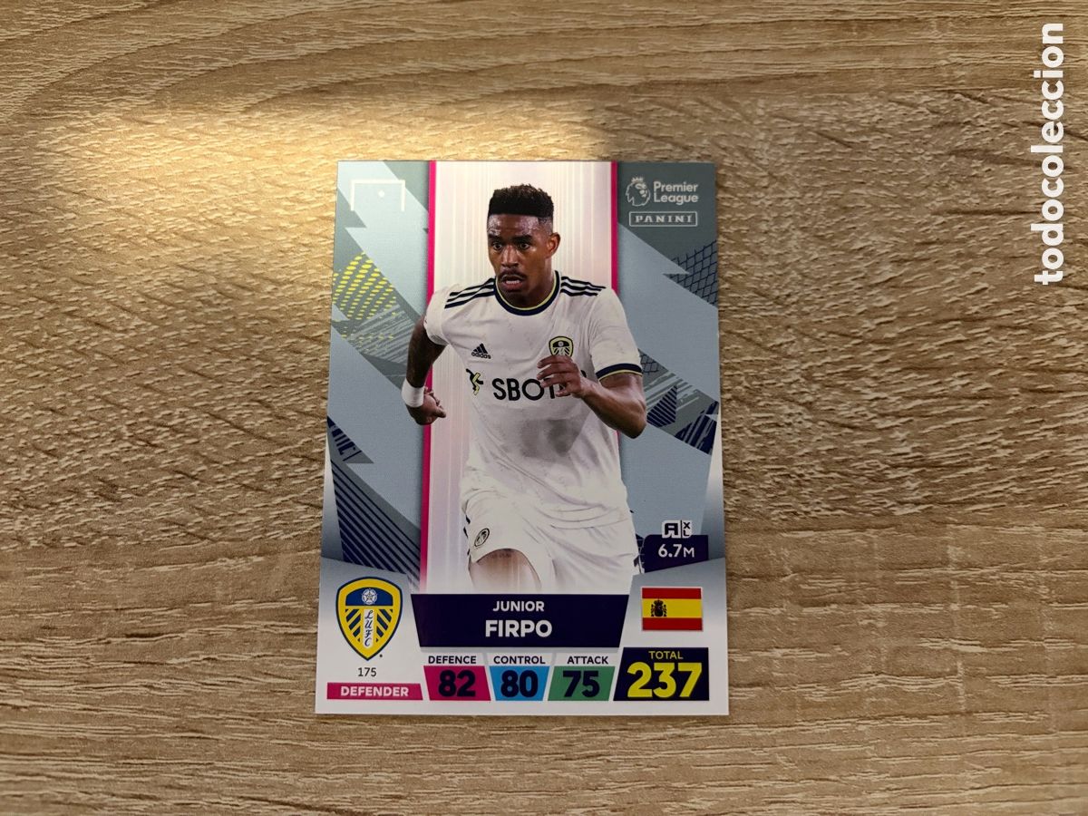Cromos de f&uacute;tbol: 175 JUNIOR FIRPO ADRENALYN XL PREMIER LEAGUE 2023 LEEDS UNITED