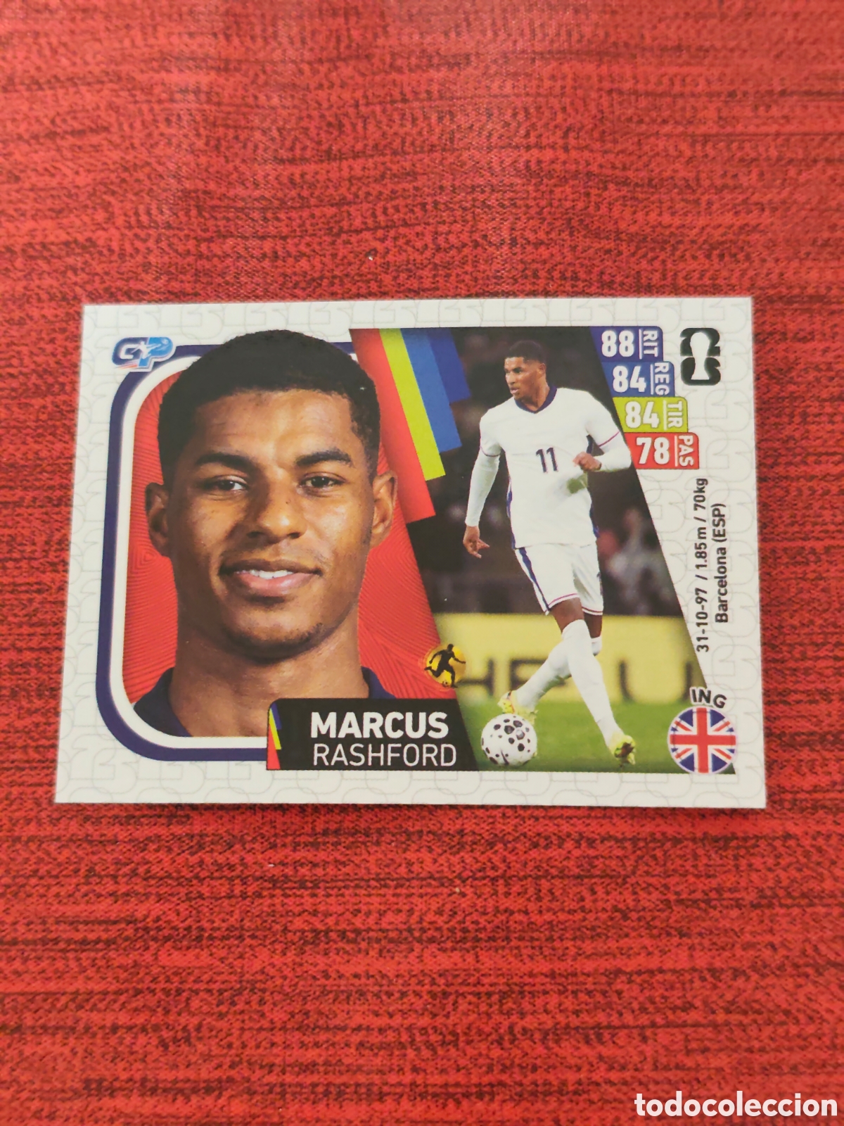 Fu&szlig;ball-Sticker: 597 RASHFORD INGLATERRA MUNDIAL 2026 EDITORIAL GP