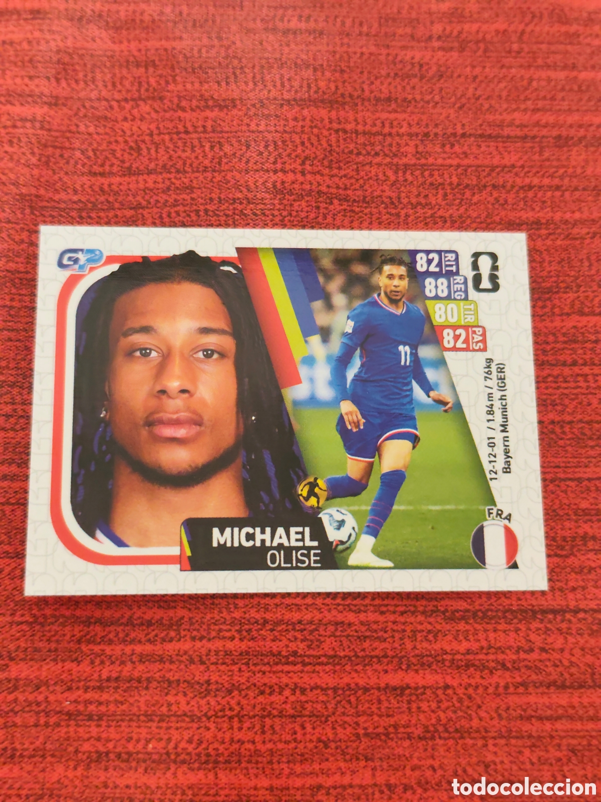 Figurine di Calcio: 447 OLISE FRANCIA MUNDIAL 2026 EDITORIAL GP