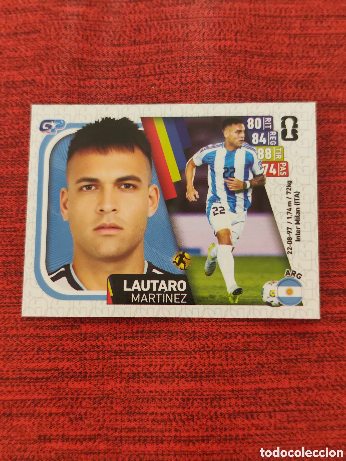 Cromos de Futebol: 482 LAUTARO MART&Iacute;NEZ ARGENTINA MUNDIAL 2026 EDITORIAL GP