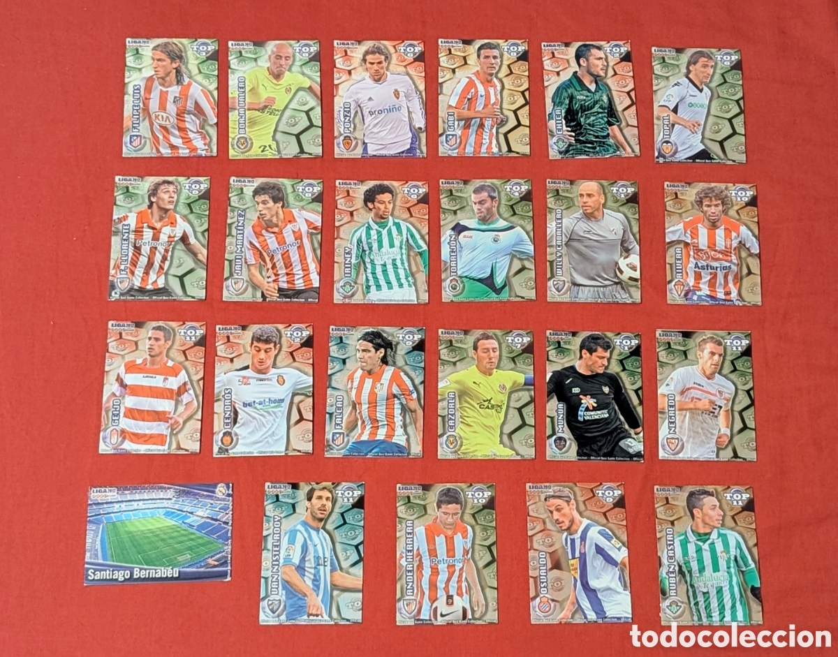 Cromos de f&uacute;tbol: Cromos F&uacute;tbol Liga 2012. Mumdicromo. Top
