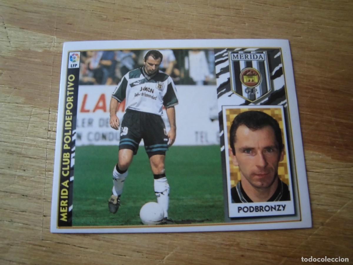 Cromos de f&uacute;tbol: PODBRONZY M&Eacute;RIDA LIGA 97-98 COLECCIONES ESTE NUEVO DE SOBRE