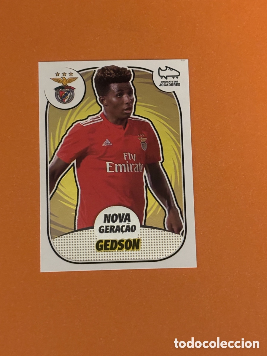 Cromos de f&uacute;tbol: LIGA NOS 2018 2019 FUTEBOL 18 19 CROMO PANINI FUTBOL N 374 BENFICA GEDSON
