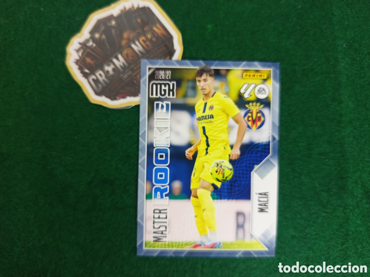 Fu&szlig;ball-Sticker: ❇️ CROMO ⚽ CARD MACIA VILLARREAL MASTER ROOKIE 417 26 27 MEGACRACKS MGKS ❇️