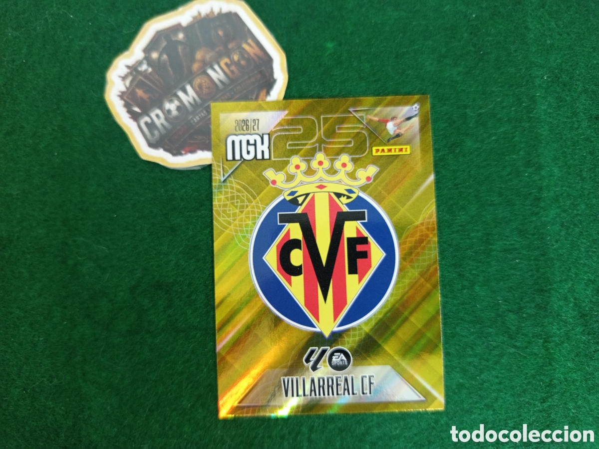 Fu&szlig;ball-Sticker: ❇️ CROMO ⚽ CARD ESCUDO VILLARREAL 361 26 27 MEGACRACKS MGKS PANINI ❇️