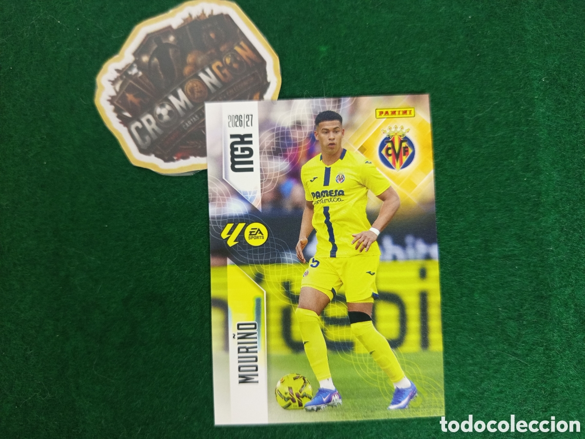 Fu&szlig;ball-Sticker: ❇️ CROMO ⚽ CARD MOURI&Ntilde;O VILLARREAL 364 26 27 MEGACRACKS MGKS PANINI ❇️