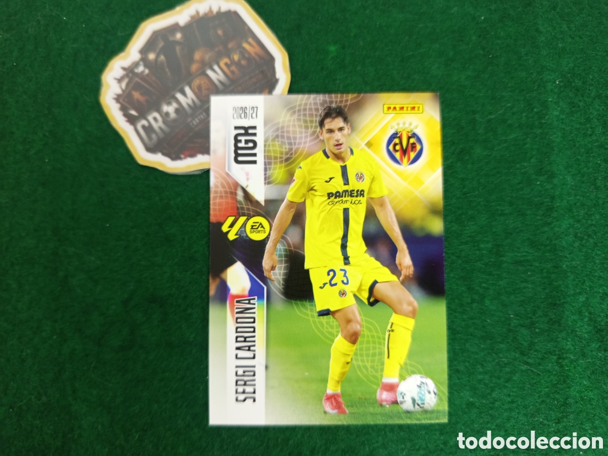 Fu&szlig;ball-Sticker: ❇️ CROMO ⚽ CARD SERGI CARDONA VILLARREAL 369 26 27 MEGACRACKS MGKS PANINI ❇️