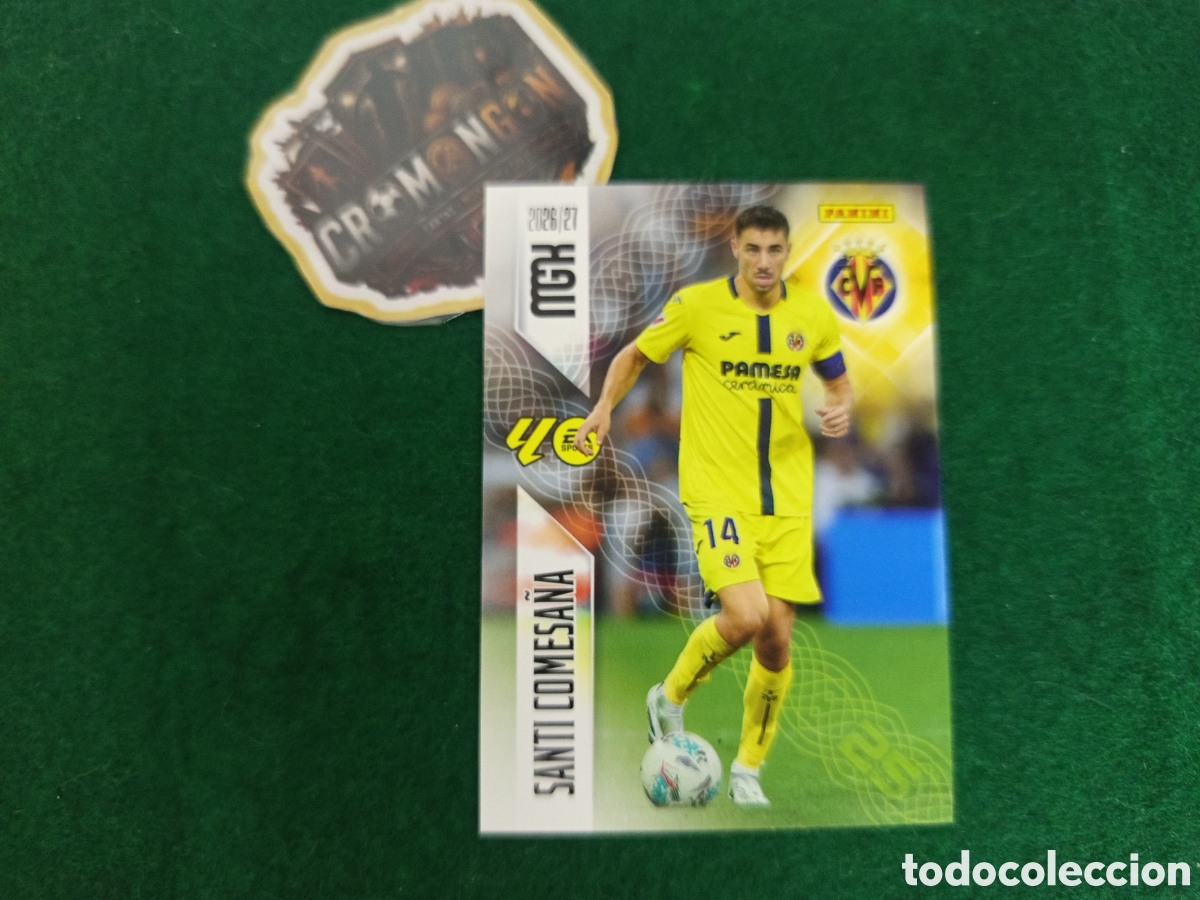 Fu&szlig;ball-Sticker: ❇️ CROMO ⚽ CARD SANTI COMESA&Ntilde;A VILLARREAL 370 26 27 MEGACRACKS MGKS PANINI ❇️