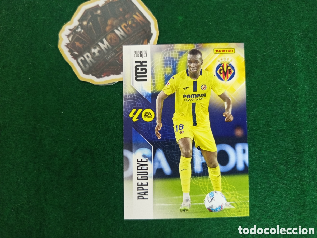 Fu&szlig;ball-Sticker: ❇️ CROMO ⚽ CARD PAPE GUEYE VILLARREAL 372 26 27 MEGACRACKS MGKS PANINI ❇️