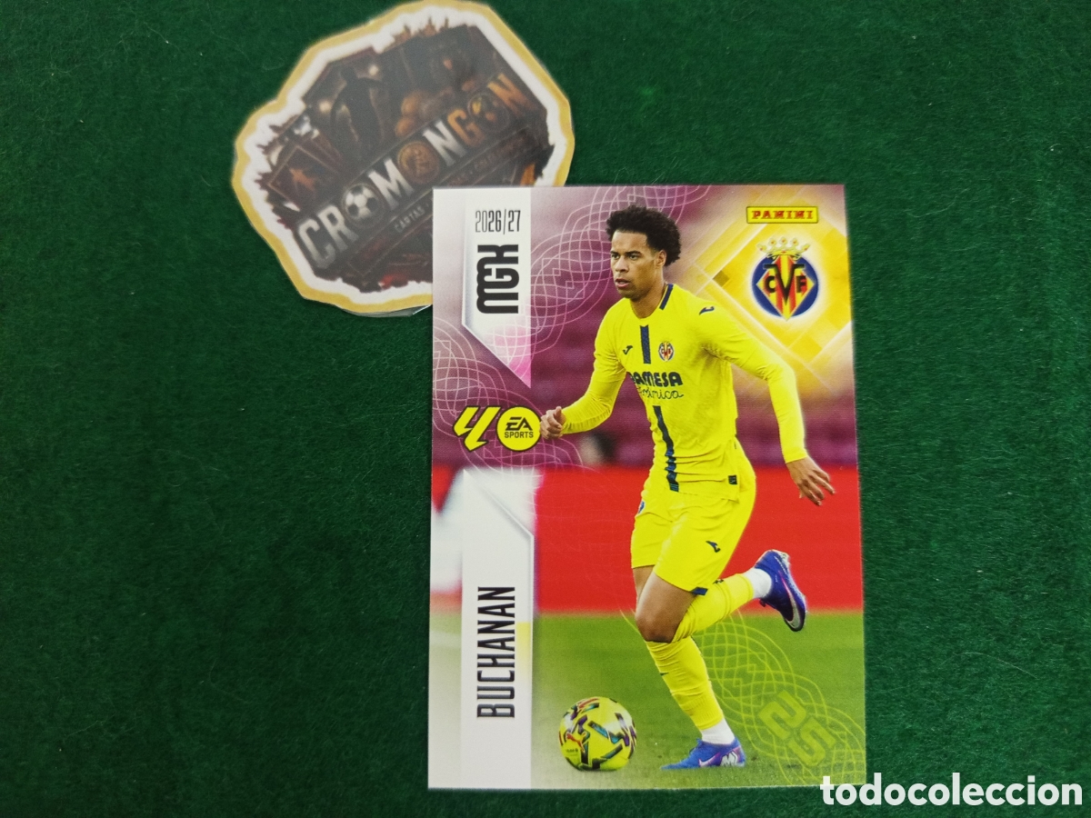 Fu&szlig;ball-Sticker: ❇️ CROMO ⚽ CARD BUCHANAN VILLARREAL 374 26 27 MEGACRACKS MGKS PANINI ❇️