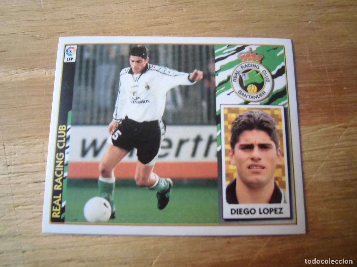 Cromos de f&uacute;tbol: DIEGO L&Oacute;PEZ RACING DE SANTANDER LIGA 97-98 COLECCIONES ESTE NUEVO DE SOBRE