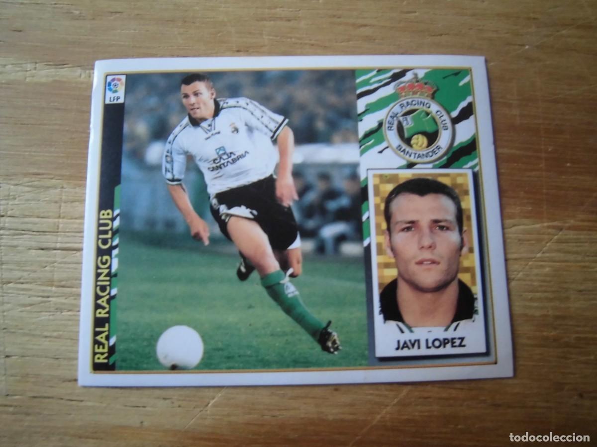 Cromos de f&uacute;tbol: JAVI L&Oacute;PEZ RACING DE SANTANDER LIGA 97-98 COLECCIONES ESTE NUEVO DE SOBRE