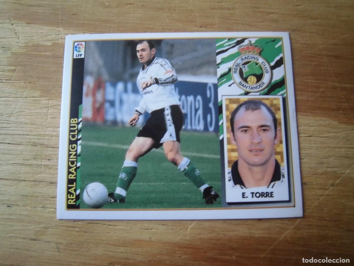 Cromos de f&uacute;tbol: ESTEBAN TORRE RACING DE SANTANDER LIGA 97-98 COLECCIONES ESTE NUEVO DE SOBRE