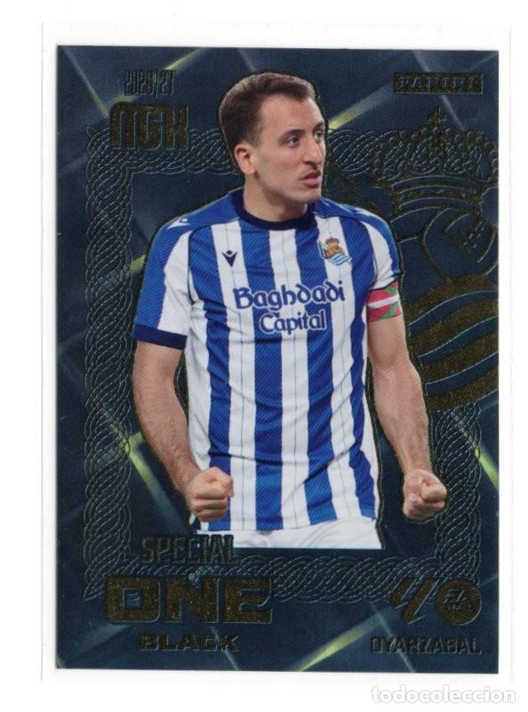 Cromos de f&uacute;tbol: OYARZABAL SPECIAL ONE BLACK REAL SOCIEDAD MEGACRACKS 2026 2027 26 27 MGK PANINI