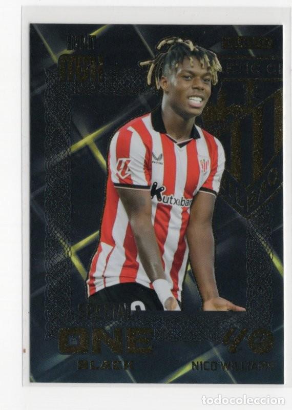 Cromos de f&uacute;tbol: NICO WILLIAMS SPECIAL ONE BLACK ATHLETIC MEGACRACKS 2026 2027 26 27 MGK PANINI