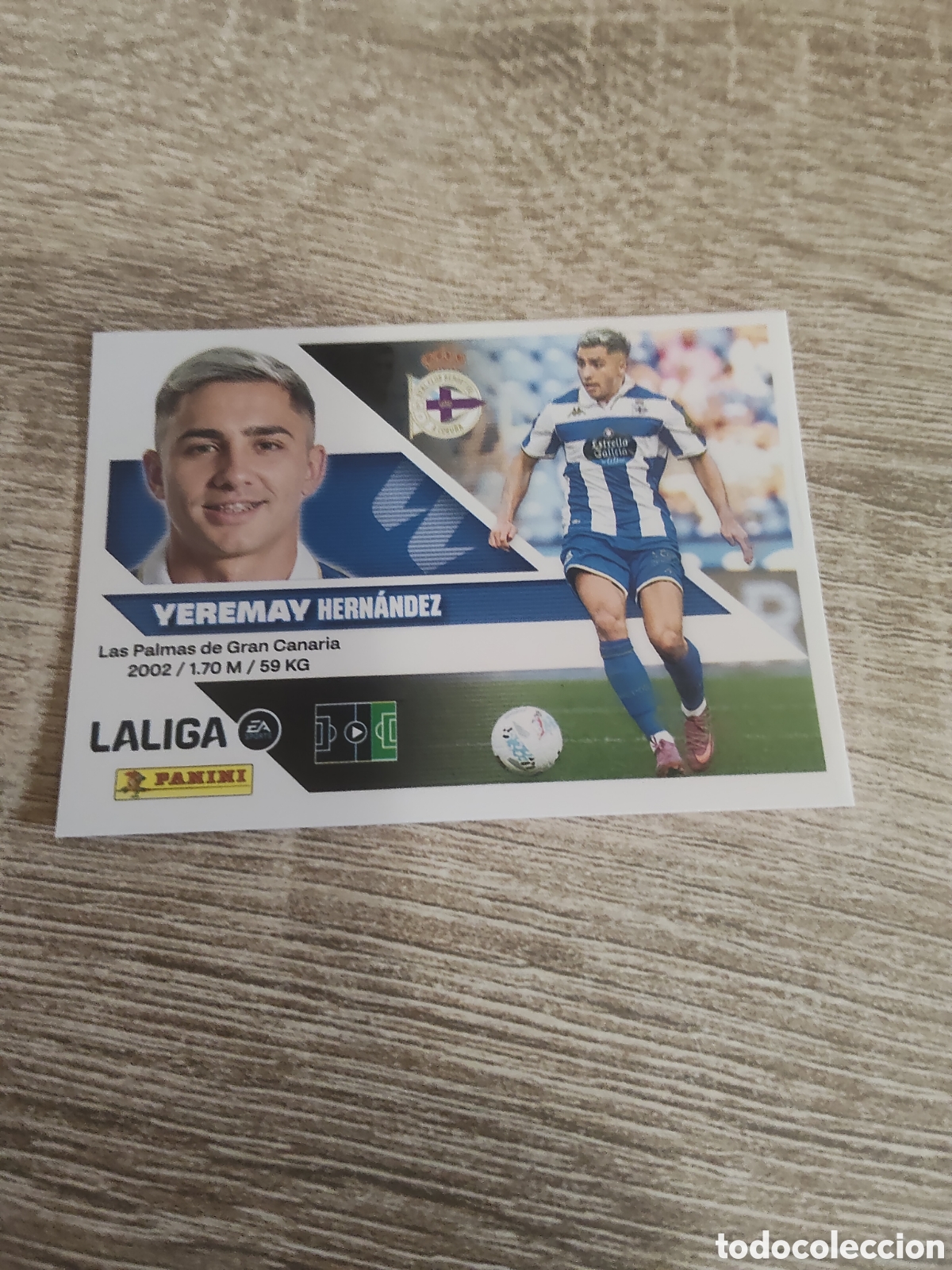 Cromos de f&uacute;tbol: Yeremay Deportivo de la Coru&ntilde;a liga 2026 2027 26 27 ediciones este