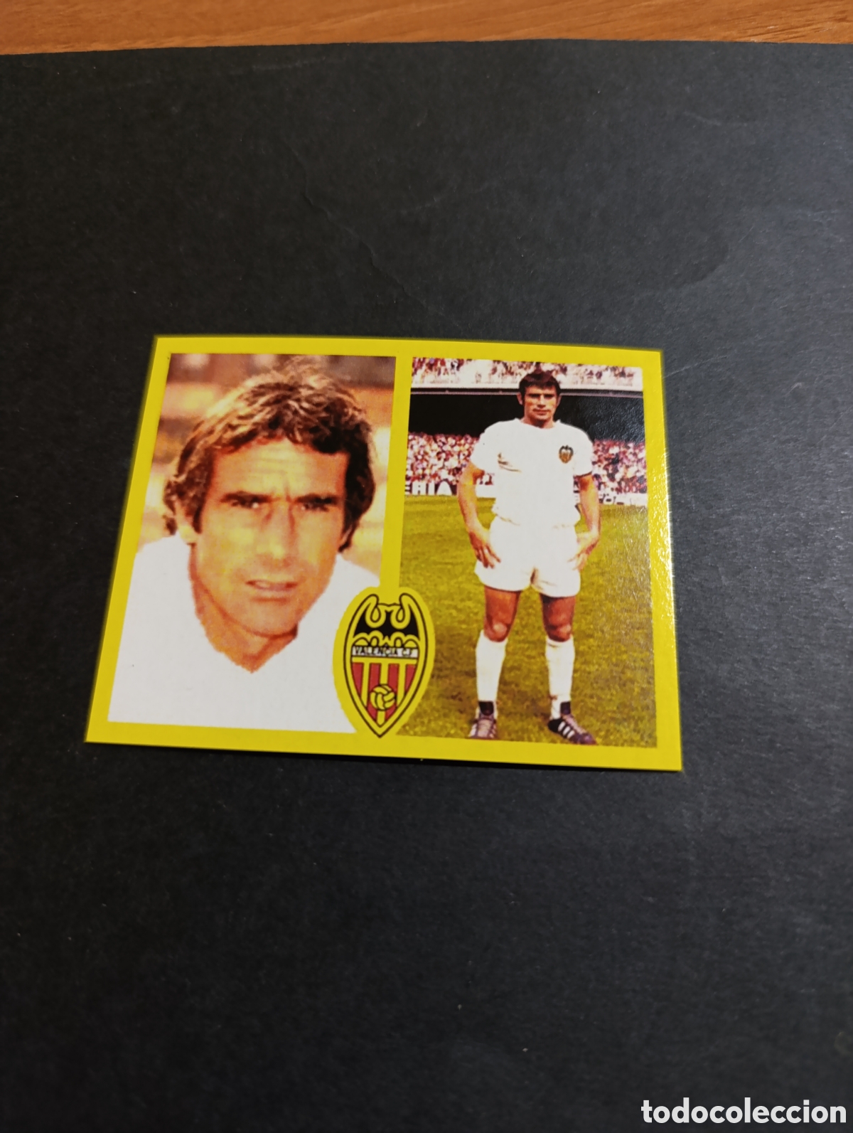 Cromos de f&uacute;tbol: Cromo Arango Valencia Liga Este 72 73, ampliaci&oacute;n de la colecci&oacute;n