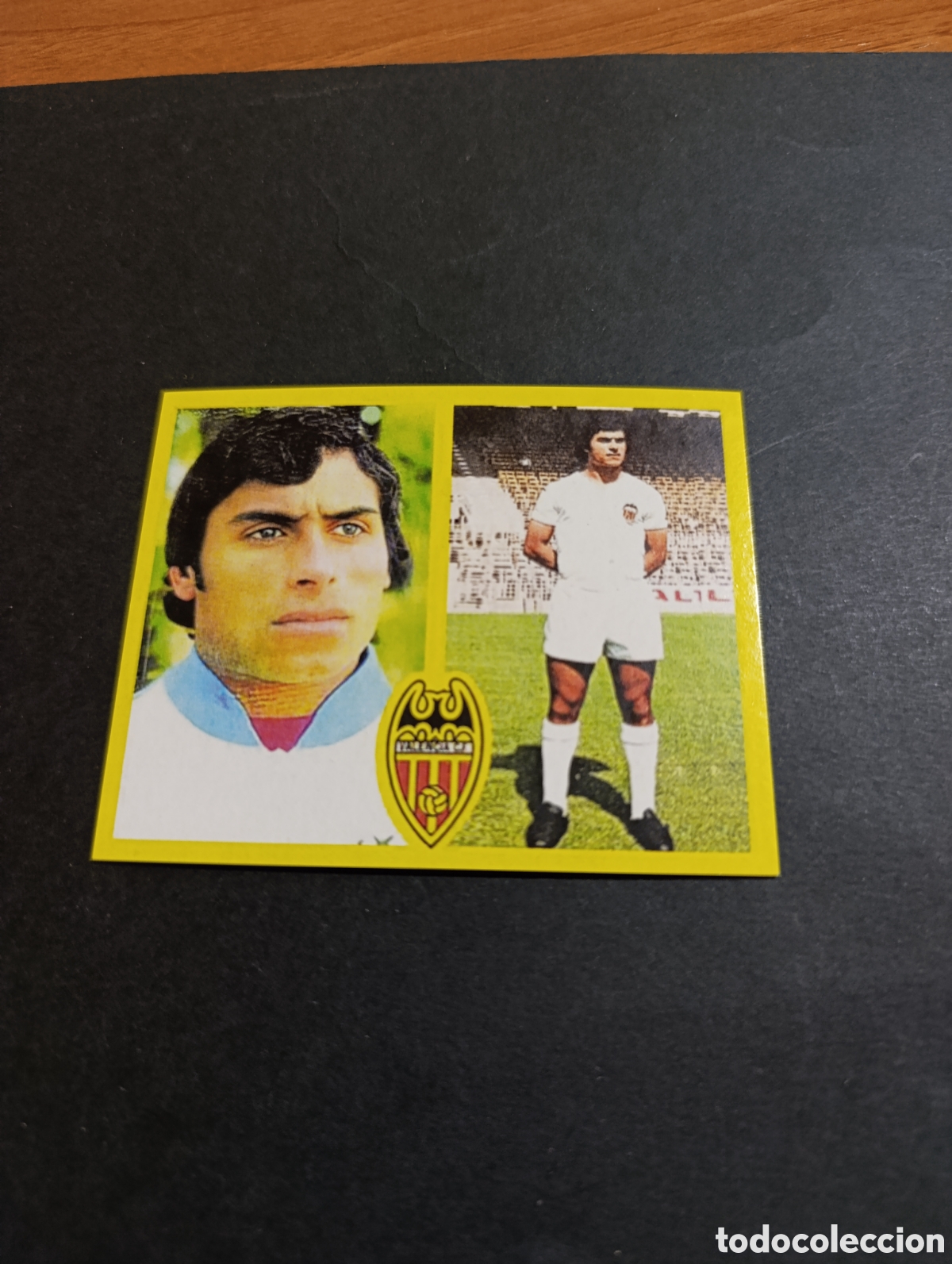 Cromos de f&uacute;tbol: Cromo Gonz&aacute;lez Valencia Liga Este 72 73, ampliaci&oacute;n de la colecci&oacute;n