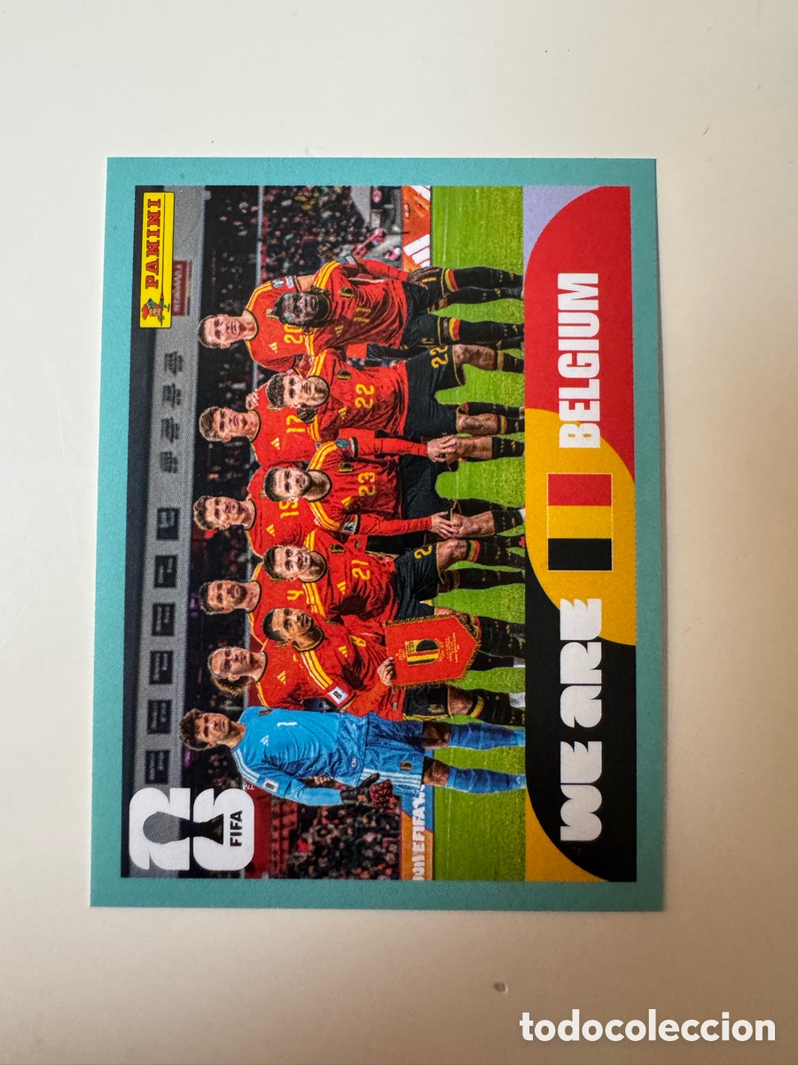 Cromos de f&uacute;tbol: FIFA WORLD CUP 2026 STICKER PANINI &ndash; B&eacute;lgica Plantilla BEL13
