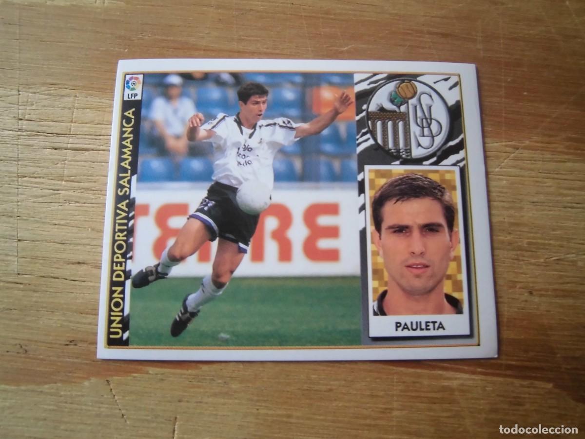 Cromos de f&uacute;tbol: PAULETA SALAMANCA LIGA 97-98 COLECCIONES ESTE NUEVO DE SOBRE