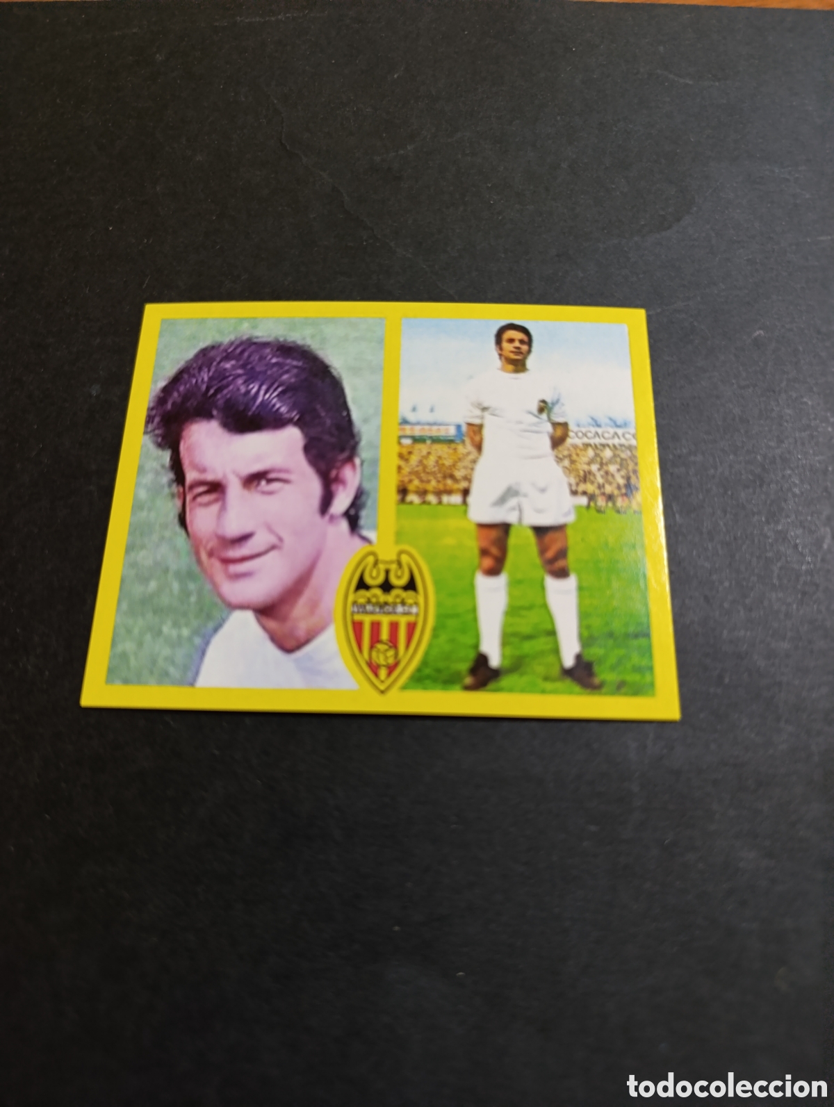 Cromos de f&uacute;tbol: Cromo Pellicer Valencia Liga Este 72 73, ampliaci&oacute;n de la colecci&oacute;n