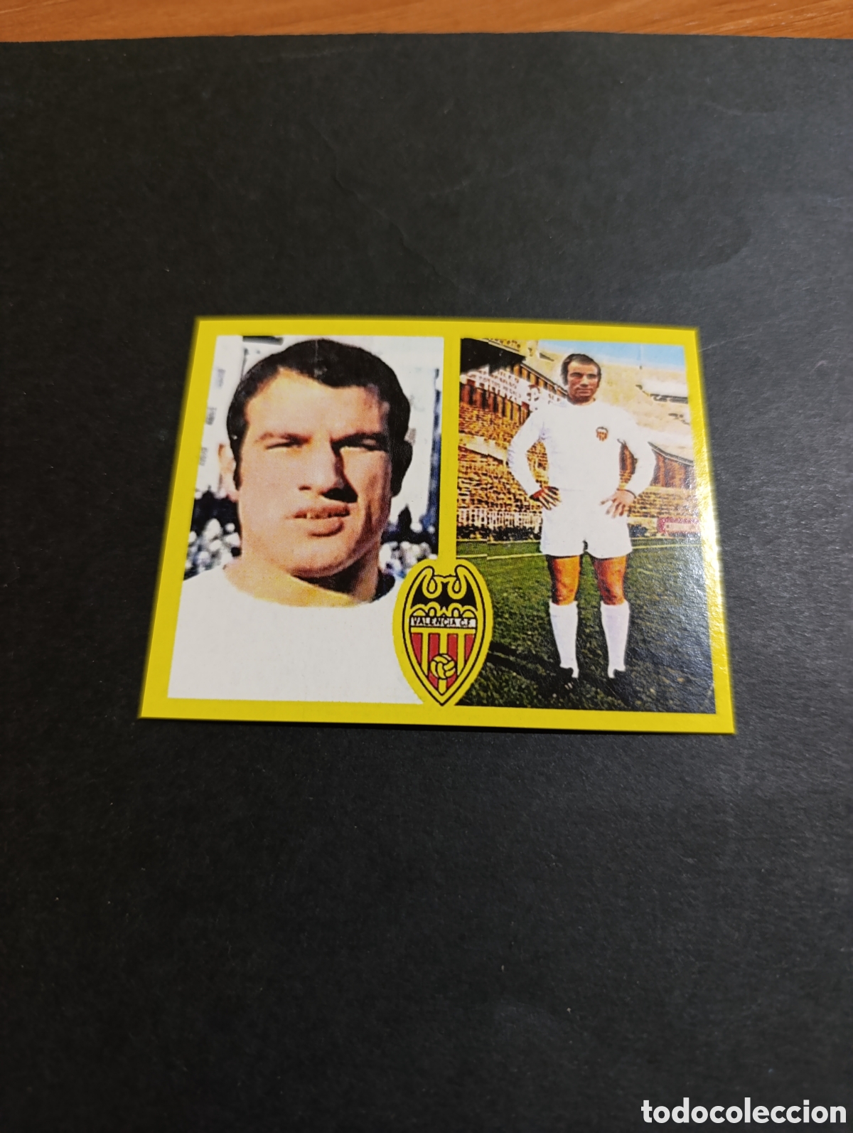 Cromos de f&uacute;tbol: Cromo Manolete Valencia Liga Este 72 73, ampliaci&oacute;n de la colecci&oacute;n