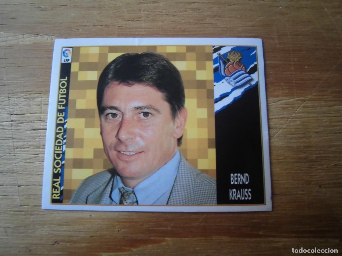 Cromos de f&uacute;tbol: BERND KRAUSS REAL SOCIEDAD LIGA 97-98 COLECCIONES ESTE NUEVO DE SOBRE