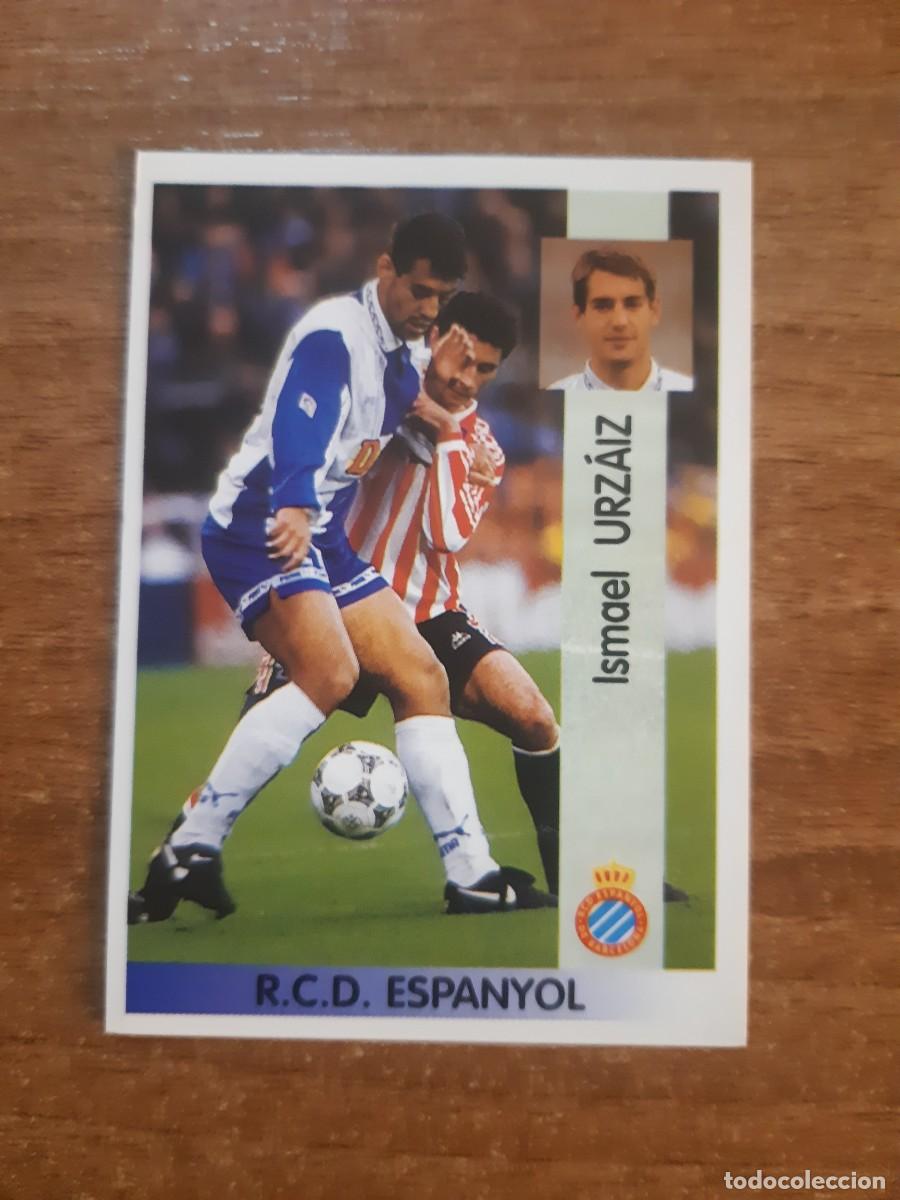 Cromos de f&uacute;tbol: N&deg;63 BAJA URZAIZ ESPA&Ntilde;OL LIGA 96-97 PANINI. NUNCA PEGADO, SIN PEGAR